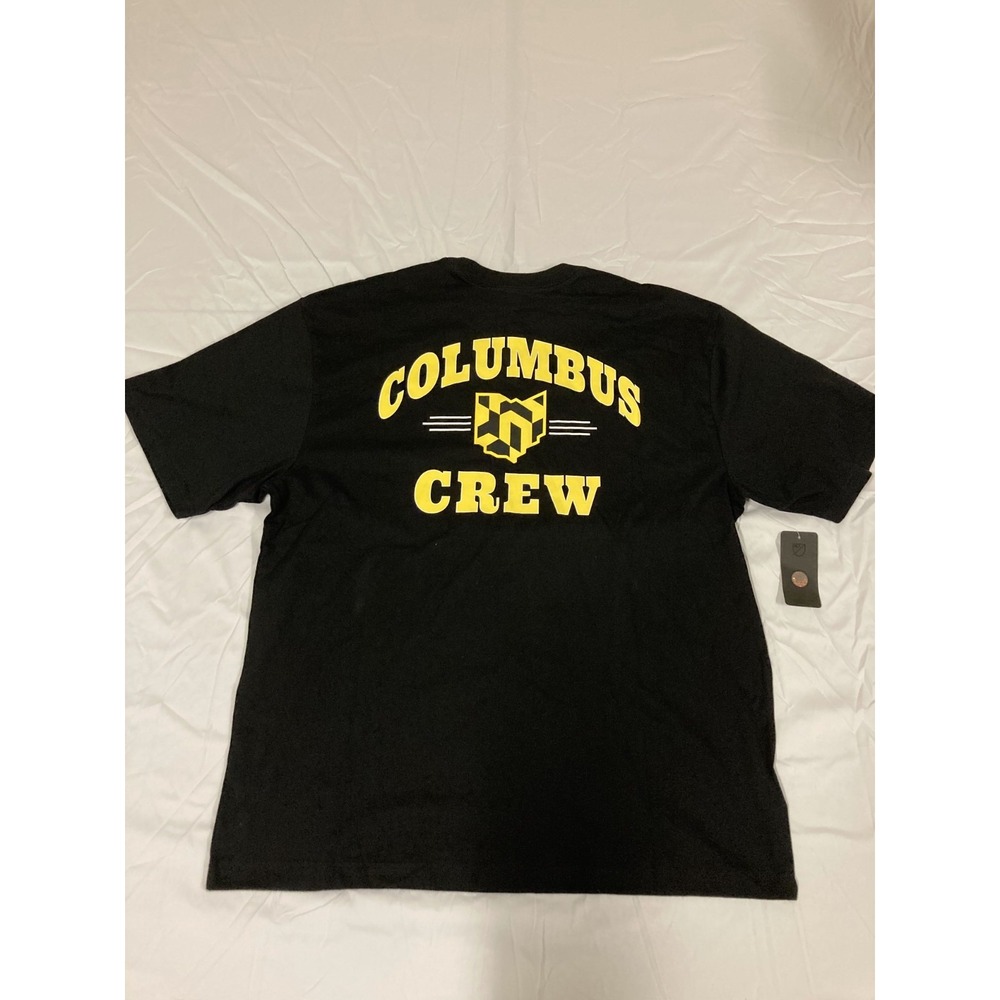 Columbus‎ Crew Mitchell & Ness Current Logo Double Hit Pocket T-Shirt Black - XL